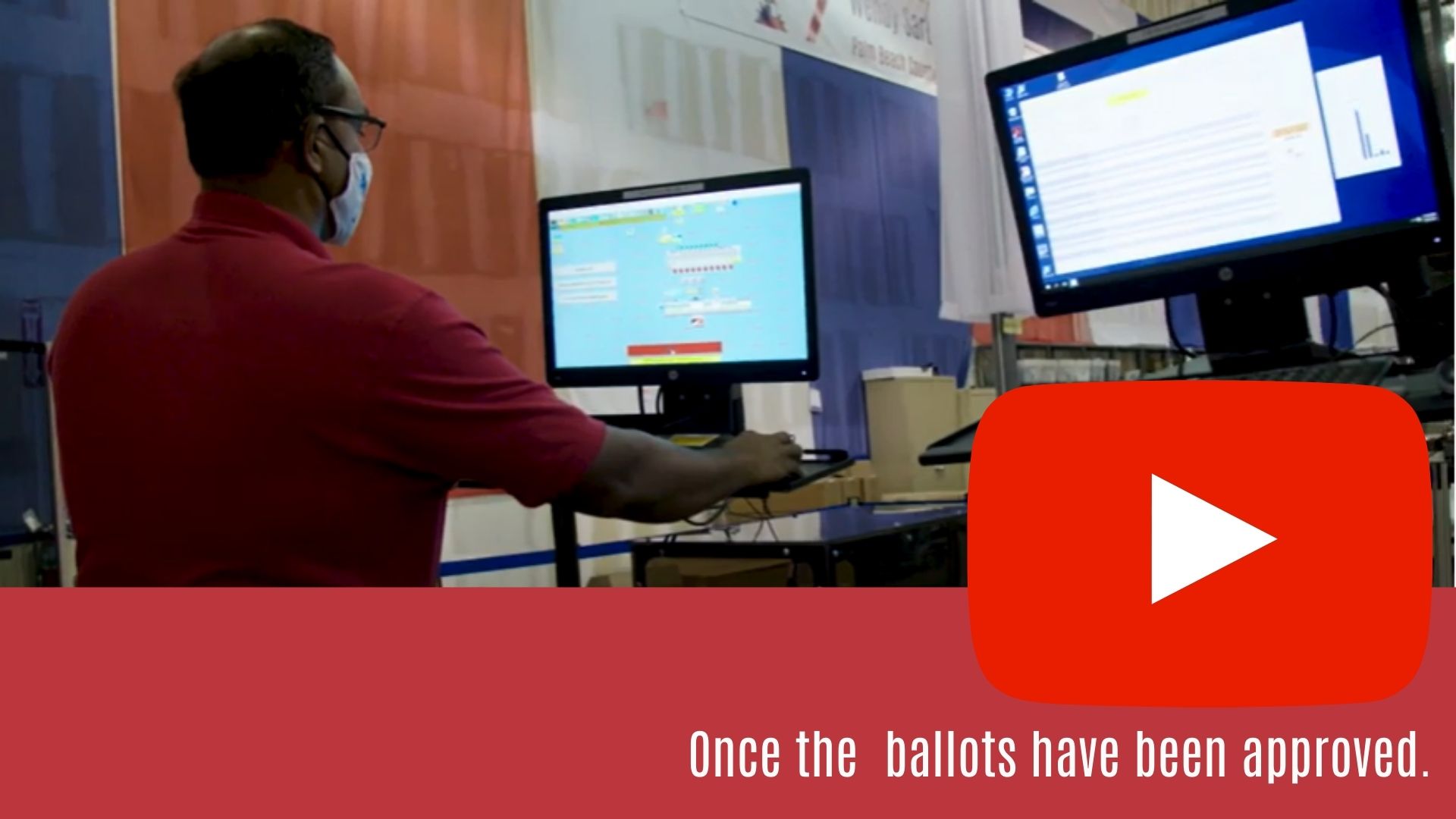 The first step of the election process is creating the ballot. (1)